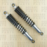 Black Rear Shock Absorbers Suzuki TS90 TS 90 (1971-1976) - Heavy Duty