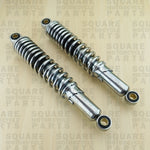 Chrome Rear Shock Absorbers Suzuki TS125 TS 125 (1973-1982) - Heavy Duty