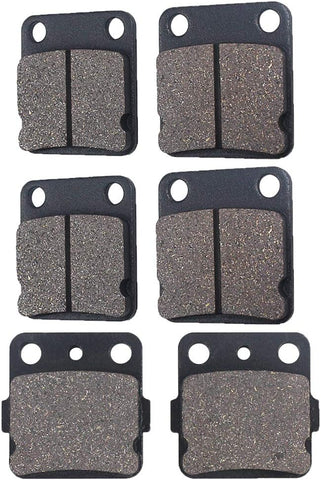 Front and Rear Brake Pads Set Yamaha YFM350 YFM 350 (1992-2009)