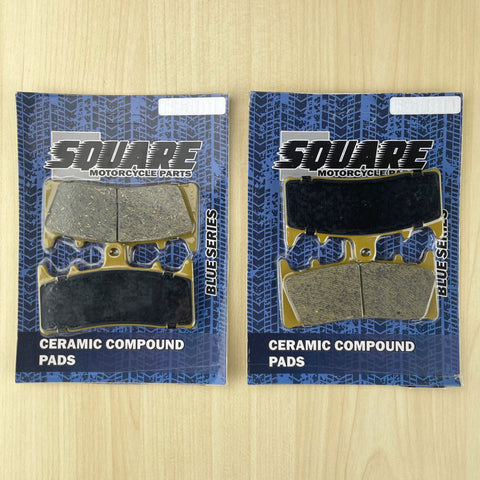 Ceramic Front Brake Pads Set: Suzuki GSXR1000 GSX-R 1000 (2001-2002)