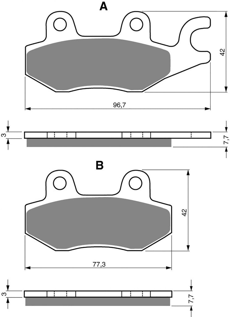 Ninja 300 online brake pads