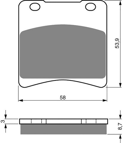 Front Brake Pads Suzuki VS800 VS 800 (1992-2000)