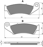 Ceramic Front Brake Pads: Honda XR125 XR 125 (2003-2006)