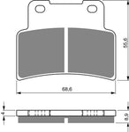 Front Brake Pads Yamaha YZFR125 YZF-R 125 (2014-2022)