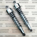 Chrome Rear Shock Absorbers Honda XBR500 XBR 500 (1985-1988)