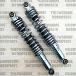 Chrome Rear Shock Absorbers: Kawasaki KH125 KH 125 (1977-1998)