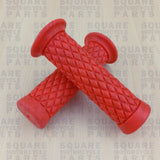 Cafe Racer / Scrambler Handlebar Grips 22mm 7/8" - RED